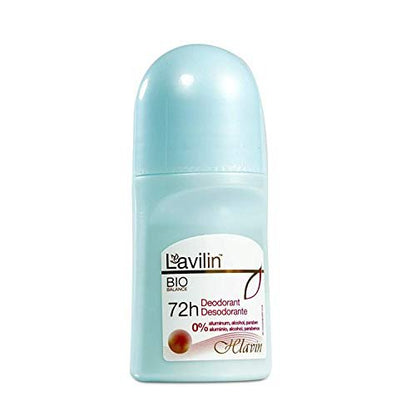 Hlavin Lavilin Roll On Deodorant 72 Hours Red - Long-Lasting Aluminum-Free Deodorant for Men, Women, and Sensitive Skin