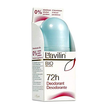 Hlavin Lavilin Roll On Deodorant 72 Hours Red - Long-Lasting Aluminum-Free Deodorant for Men, Women, and Sensitive Skin