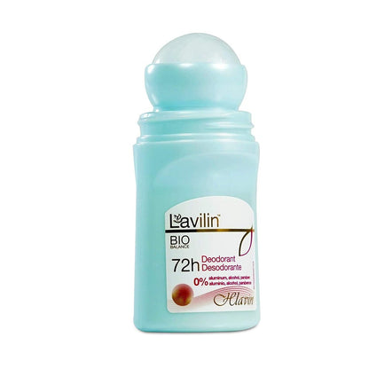 Hlavin Lavilin Roll On Deodorant 72 Hours Red - Long-Lasting Aluminum-Free Deodorant for Men, Women, and Sensitive Skin