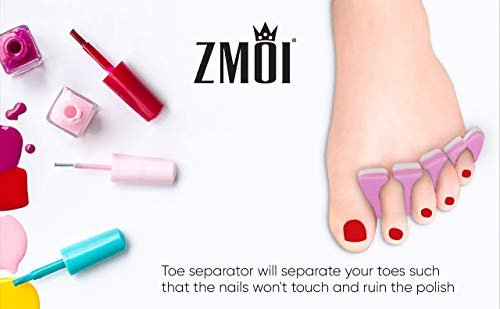 ZMOI Toe Separators Set - 24 Pieces Premium Super Soft & Durable Two Tone Pedicure Tool Kit - görsel 8