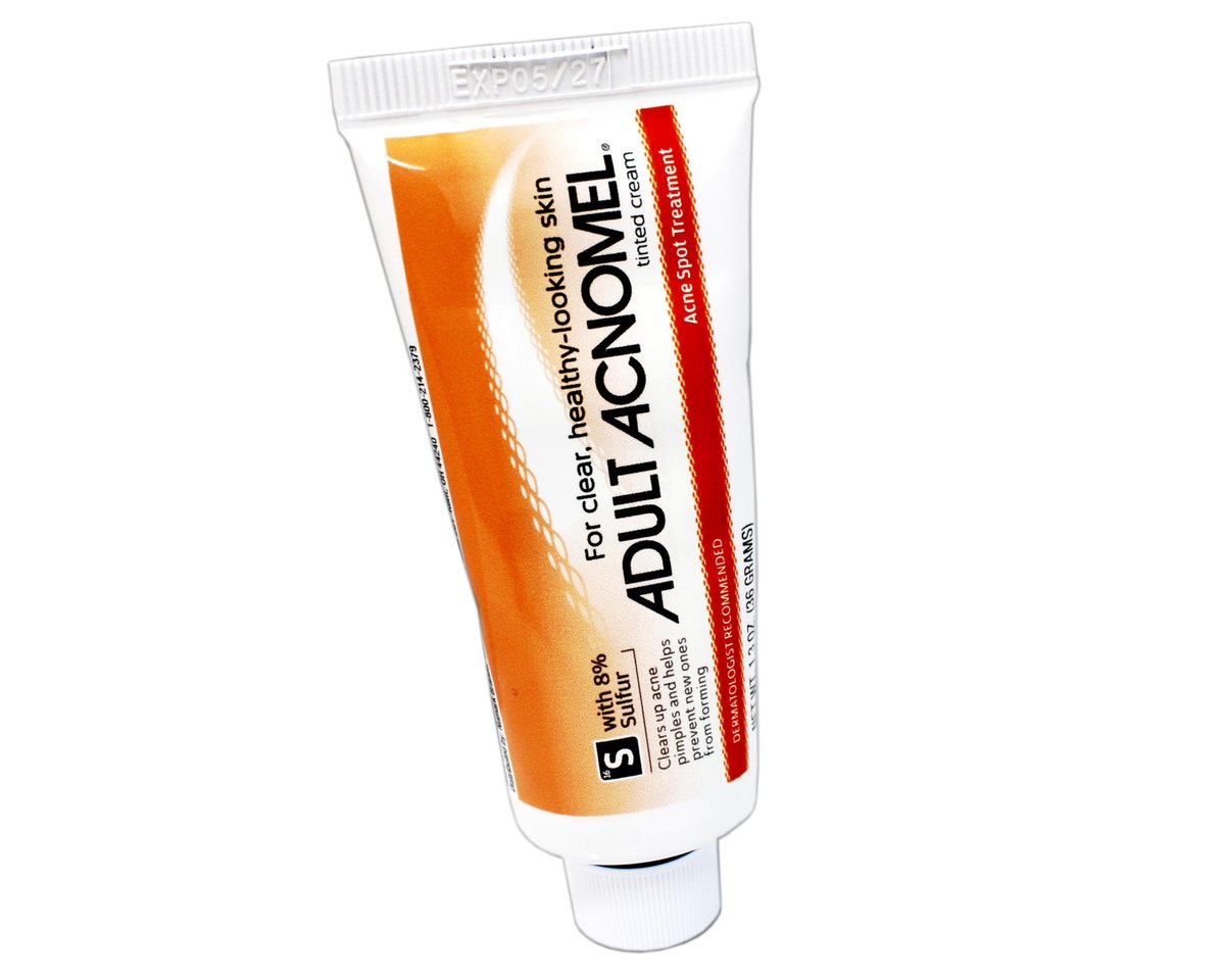 Adult Acnomel Acne Tinted Cream - 1.3 oz, Medicated Face Moisturizer Avelisse