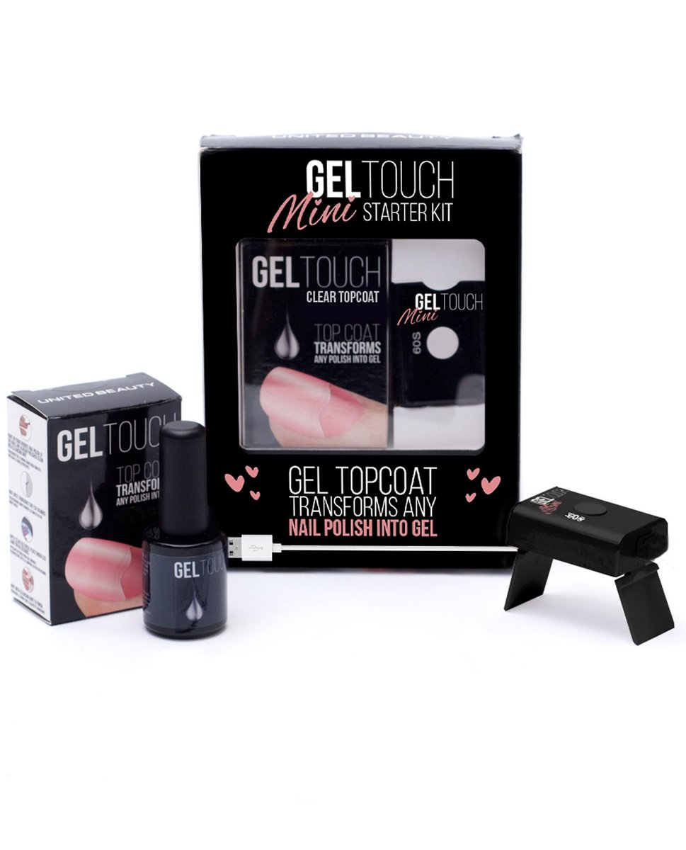 GelTouch Mini Starter Kit - Clear Acrylic Nail Polish Starter Set for At-Home Manicures - görsel 1