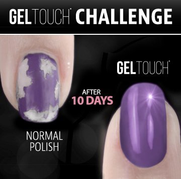GelTouch Mini Starter Kit - Clear Acrylic Nail Polish Starter Set for At-Home Manicures