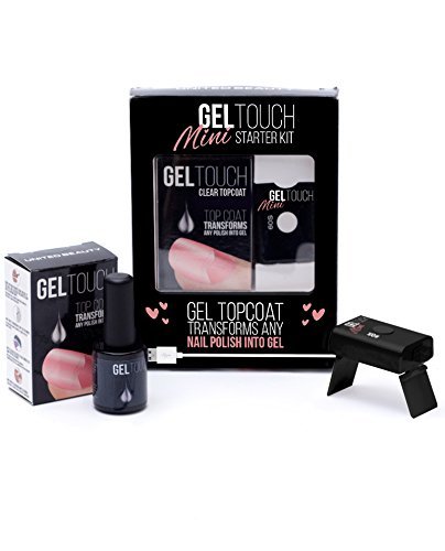 GelTouch Mini Starter Kit - Clear Acrylic Nail Polish Starter Set for At-Home Manicures