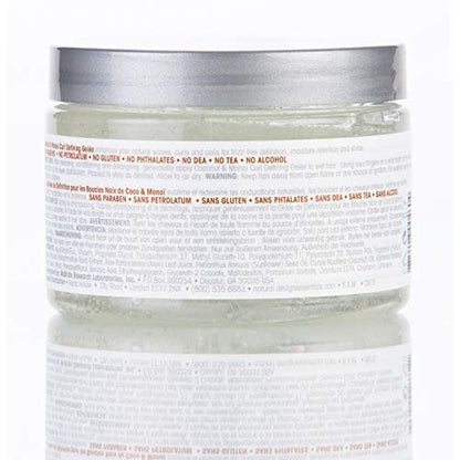 Design Essentials Natural Coconut & Monoi Curl Defining Gelée - Lightweight Frizz Control for Curly & Coily Hair, 12 oz Avelisse