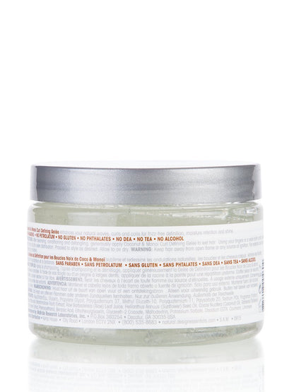 Design Essentials Natural Coconut & Monoi Curl Defining Gelée - Lightweight Frizz Control for Curly & Coily Hair, 12 oz Avelisse