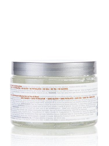 Design Essentials Natural Coconut & Monoi Curl Defining Gelée - Lightweight Frizz Control for Curly & Coily Hair, 12 oz Avelisse