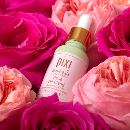 Pixi Beauty Rose Oil Blend | Nourishing Botanical Facial Serum | Youth-Preserving Oil for Radiant Skin | 1.01 Fl Oz Avelisse