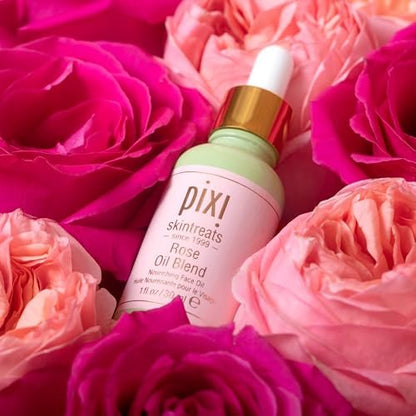 Pixi Beauty Rose Oil Blend | Nourishing Botanical Facial Serum | Youth-Preserving Oil for Radiant Skin | 1.01 Fl Oz Avelisse