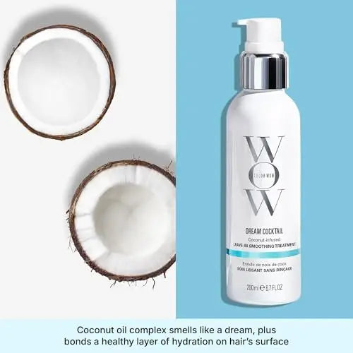 COLOR WOW Dream Cocktail Coconut Infused Leave-in Treatment – Blow Dry Boost & Heat Protectant for Silky, Supple, Frizz-Free Hair Avelisse