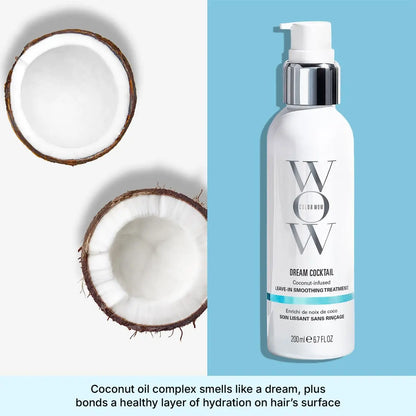 COLOR WOW Dream Cocktail Coconut Infused Leave-in Treatment – Blow Dry Boost & Heat Protectant for Silky, Supple, Frizz-Free Hair Avelisse