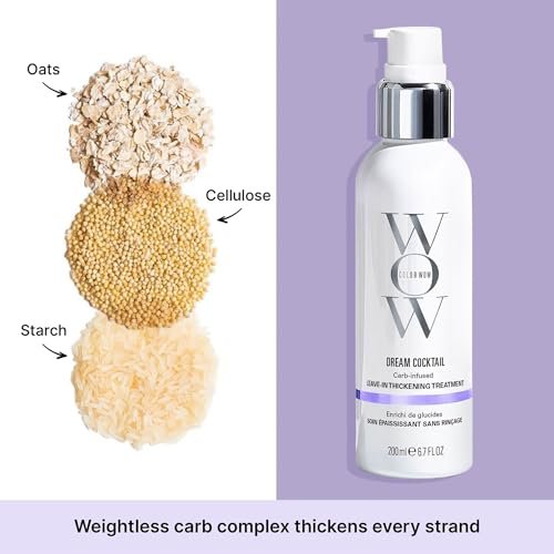 COLOR WOW Dream Cocktail Carb Infused Leave-in Treatment – Transform Thin Hair to Thick & Full with Heat Protection - görsel 4