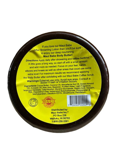 Maui Babe Body Butter – 8 oz Intensive Moisturizer for Radiant Skin Avelisse