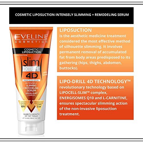 Eveline Slim Extreme 4D Liposuction Body Serum - 8.8 Fl Oz Firming & Contouring Treatment - görsel 6