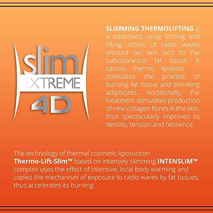 Eveline Slim Extreme 4D Liposuction Body Serum - 8.8 Fl Oz Firming & Contouring Treatment