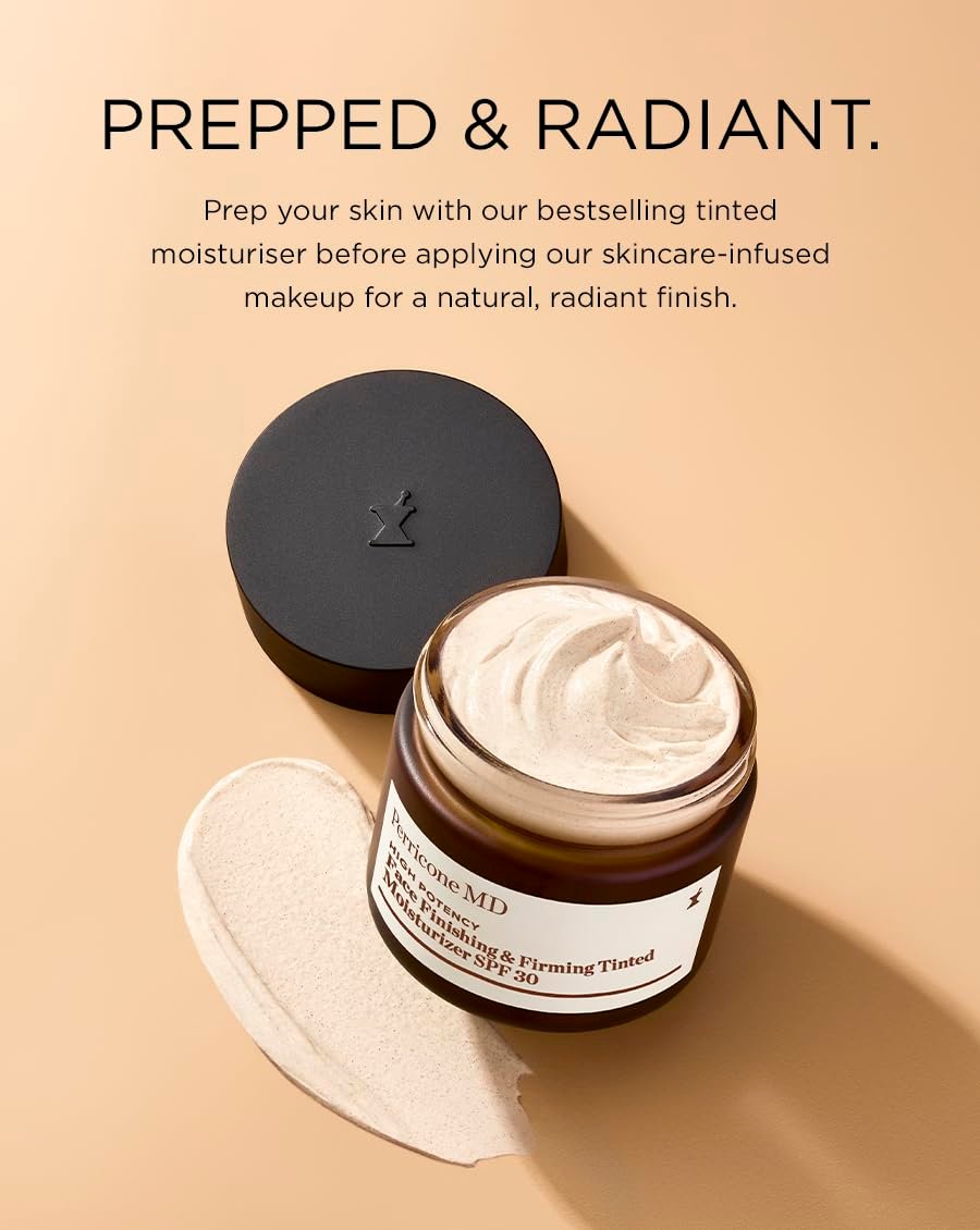 Perricone MD High Potency Classics Face Finishing & Firming Tinted Moisturizer with SPF 30 - Lightweight, Oil-Free, Anti-Aging - 2 fl oz Avelisse