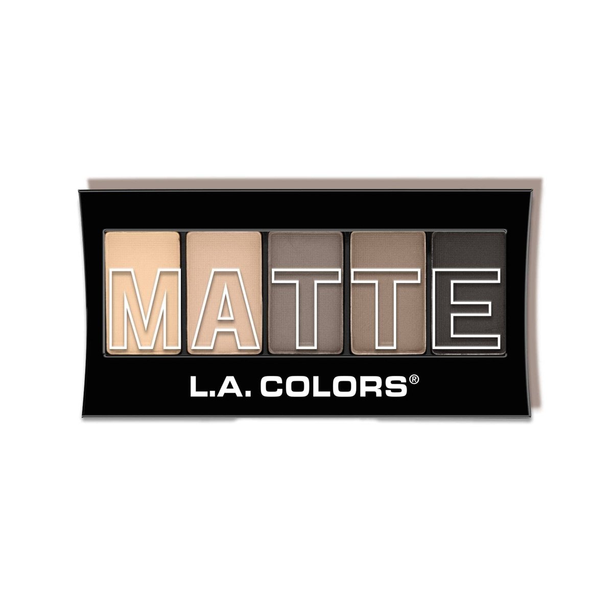 L.A. COLORS 5 Color Matte Eyeshadow Palette - Nude Suede (CEM480) - görsel 1