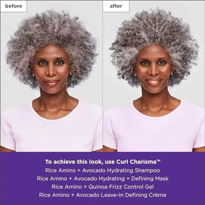 Briogeo Curl Charisma Rice Amino + Quinoa Frizz Control Gel – Medium Hold Curl Defining Styler for Wavy, Curly, and Coily Hair, 5.5 oz Avelisse