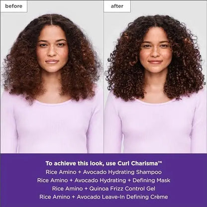 Briogeo Curl Charisma Rice Amino + Quinoa Frizz Control Gel – Medium Hold Curl Defining Styler for Wavy, Curly, and Coily Hair, 5.5 oz Avelisse