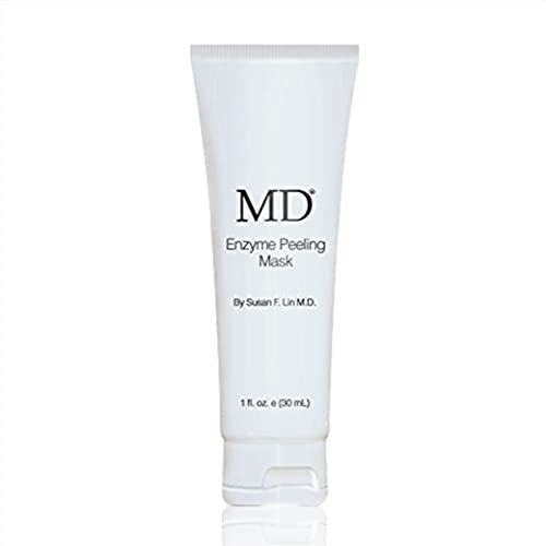 MD Enzyme Peeling Mask for Sensitive Skin - Gentle Exfoliating Gel with Papaya & Pineapple Enzymes - Professional Brightening Peel-Off Mask for Clear Pores and Smooth Texture - 30mL - görsel 2