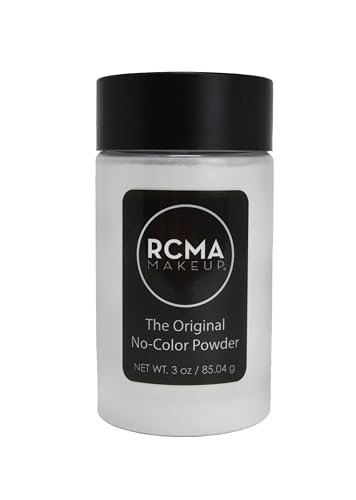 RCMA Makeup The Original No Color Powder – Loose Setting Powder, 3 oz, Universal Shade, Vegan & Cruelty-Free