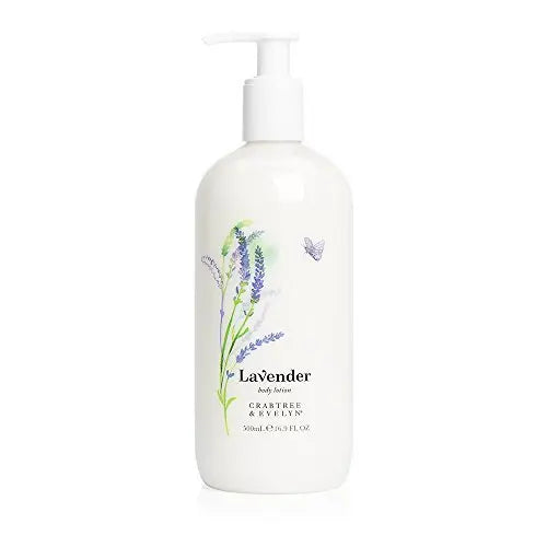 Crabtree & Evelyn Lavender Body Lotion - 16.9 Fl Oz | Hydrating & Soothing Moisturizer for Dry Skin Avelisse
