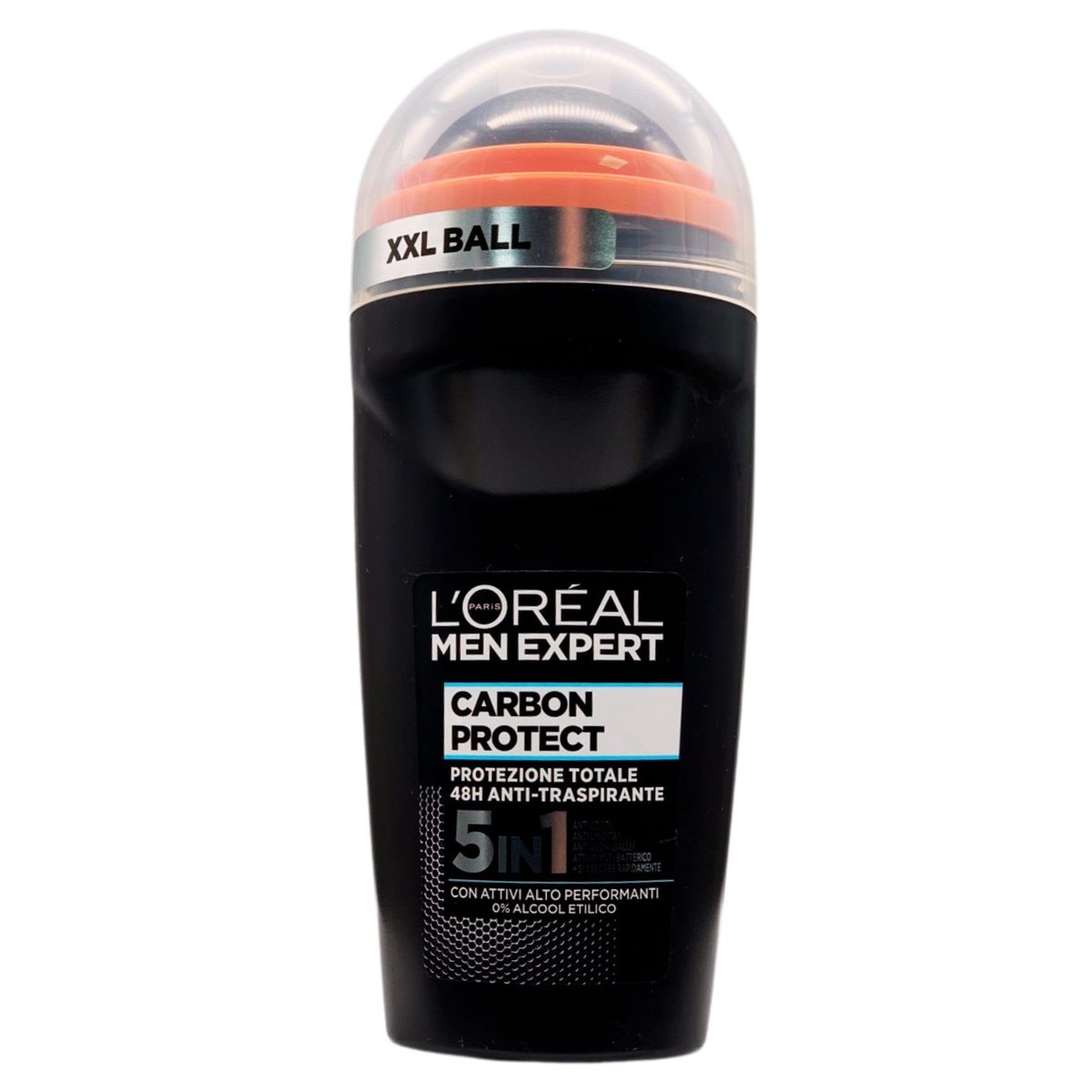 L'Oréal Paris Men Expert Carbon Protect Roll On Antiperspirant Deodorant, 2.89 oz - görsel 1