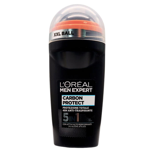 L'Oréal Paris Men Expert Carbon Protect Roll On Antiperspirant Deodorant, 2.89 oz