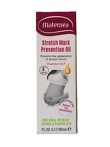 Maternea Elasticity Oil - Natural Soybean, Almond & Jojoba Oils with Vitamins E & F, 3.38 fl oz, Allergen & Perfume Free - görsel 2