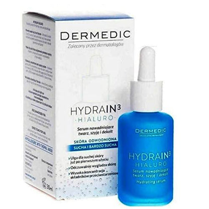 HYDRAIN3 HIALURO Hydrating Serum for Face, Neck and Decolletage – dermena
