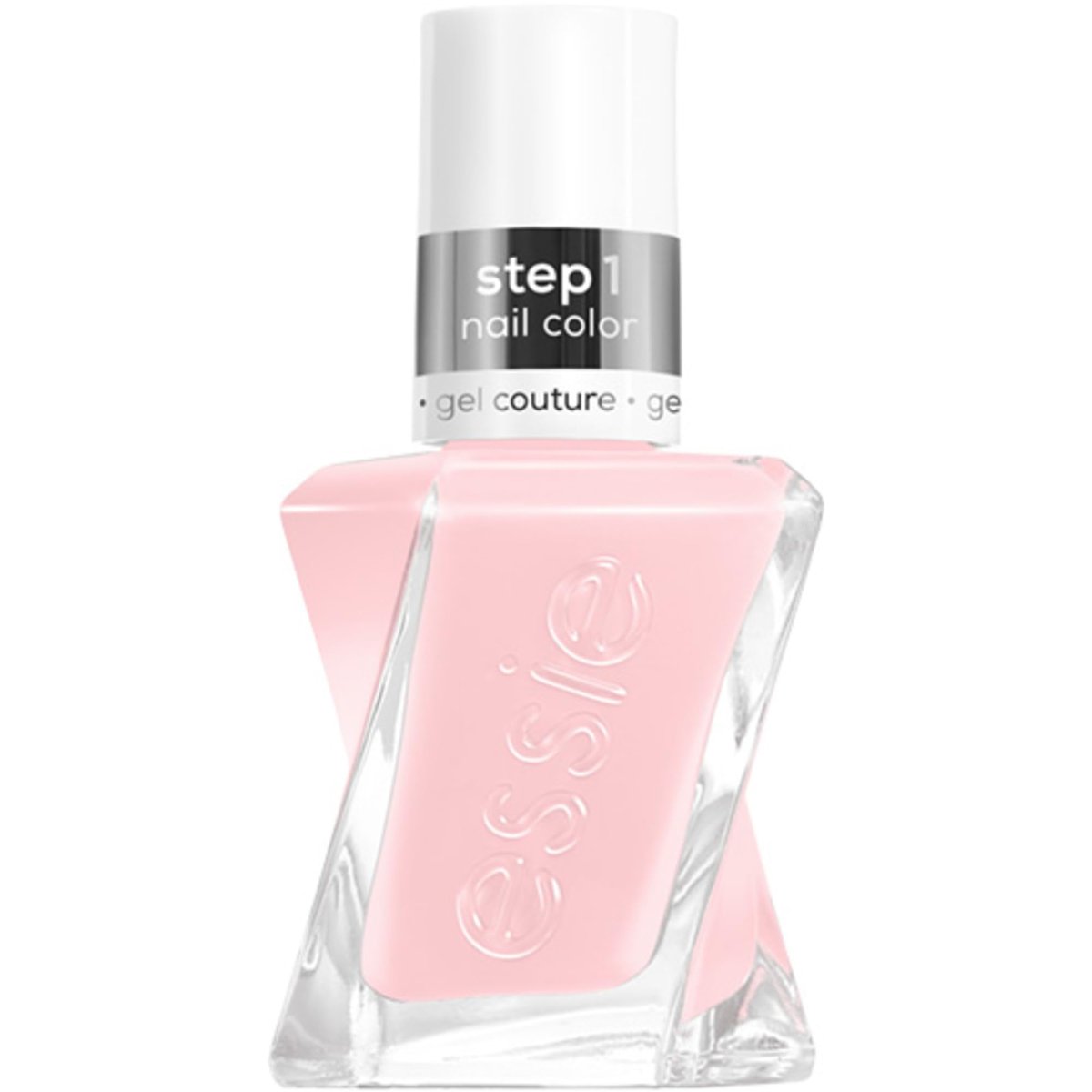 Essie Gel Couture Long-Lasting Nail Polish, 8-Free Vegan, Sheer Pink - Sheer Fantasy, 0.46 fl oz - görsel 1
