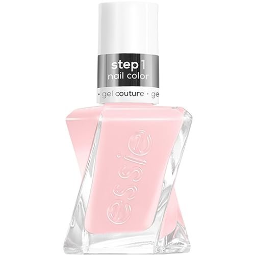 Essie Gel Couture Long-Lasting Nail Polish, 8-Free Vegan, Sheer Pink - Sheer Fantasy, 0.46 fl oz - görsel 2