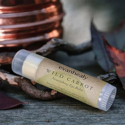 evanhealy Wild Carrot Immortelle Eye Balm | Organic Travel Moisturizer Stick | Hydrating Balm to Brighten Skin Around Eyes, Face, & Body | On the Go Moisturizer Avelisse