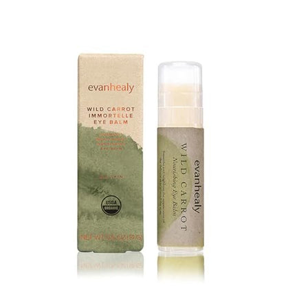 evanhealy Wild Carrot Immortelle Eye Balm | Organic Travel Moisturizer Stick | Hydrating Balm to Brighten Skin Around Eyes, Face, & Body | On the Go Moisturizer Avelisse