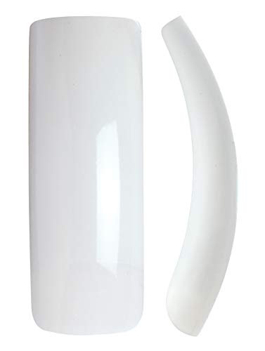 Kiss 100 Acrylic Plain Full-Cover Nails, Active Long Square - White, 100-Piece Assortment - görsel 8