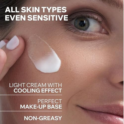 Uriage Eau Thermale Moisturizing Face Cream with Hyaluronic Acid – 24H Hydration, Brightness & Softness, Non-Comedogenic, 1.35 Fl Oz Avelisse