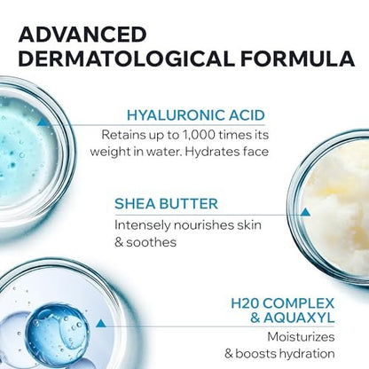 Uriage Rich Water Cream – Intense 24H Moisturizer with Hyaluronic Acid, Non-Comedogenic Face Cream for Radiant Skin Avelisse