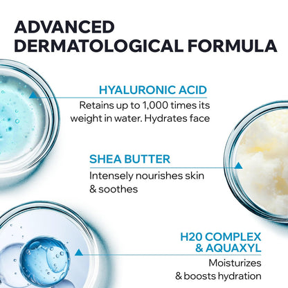 Uriage Rich Water Cream – Intense 24H Moisturizer with Hyaluronic Acid, Non-Comedogenic Face Cream for Radiant Skin Avelisse