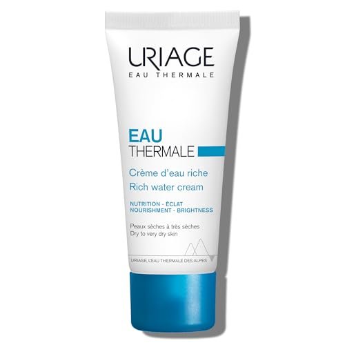 Uriage Rich Water Cream – Intense 24H Moisturizer with Hyaluronic Acid, Non-Comedogenic Face Cream for Radiant Skin Avelisse