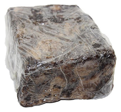Our Earth's Secrets Premium Natural Raw African Black Soap - 3 lb Bulk Size for Face & Body Avelisse