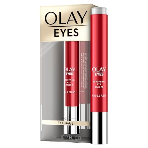 Olay Depuffing Eye Roller with Vitamin E - 0.2 Fl Oz - Reduces Puffiness & Awakens Tired Eyes Avelisse