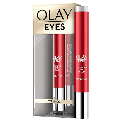 Olay Depuffing Eye Roller with Vitamin E - 0.2 Fl Oz - Reduces Puffiness & Awakens Tired Eyes Avelisse