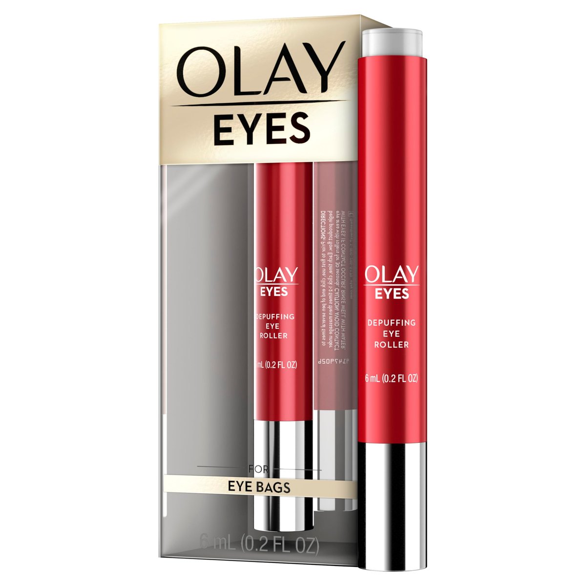 Olay Depuffing Eye Roller with Vitamin E - 0.2 Fl Oz - Reduces Puffiness & Awakens Tired Eyes Avelisse