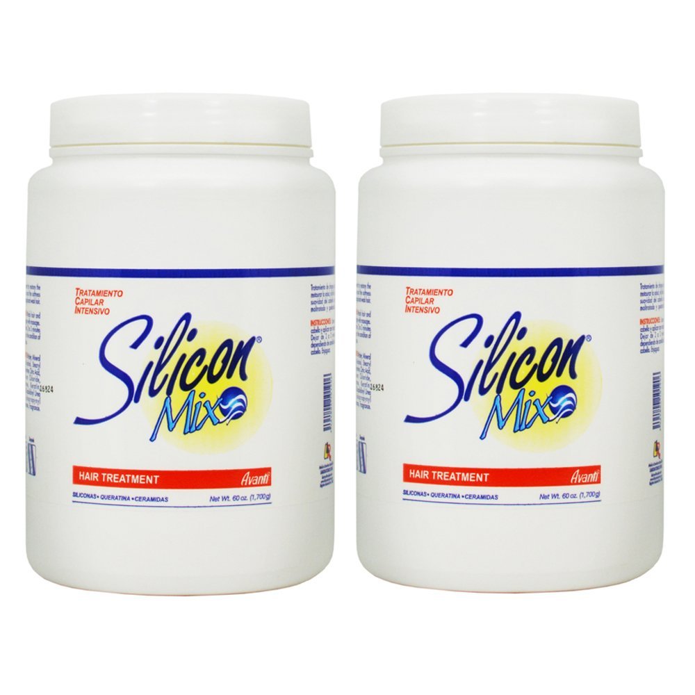 Silicon Mix Intensive Hair Treatment - 60 oz (Pack of 2) for Deep Conditioning & Moisture Avelisse