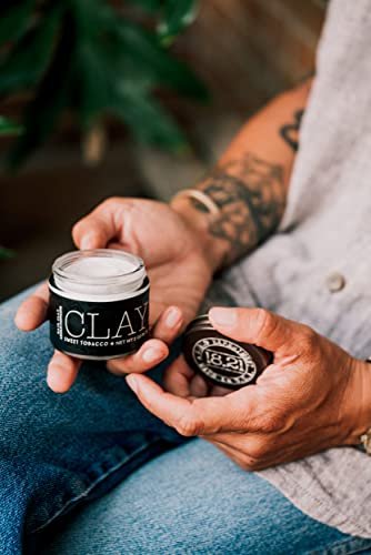 18.21 Man Made Hair Styling Clay – Original Sweet Tobacco Scent, Matte Finish, 2 oz - görsel 12