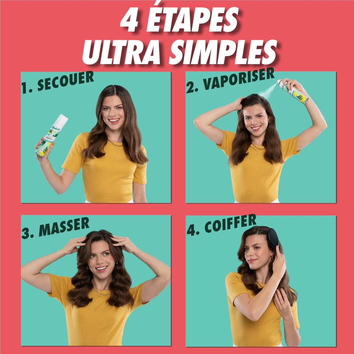 Batiste Dry Shampoo Cherry 6.73 oz (200ml) - 3 Pack Avelisse