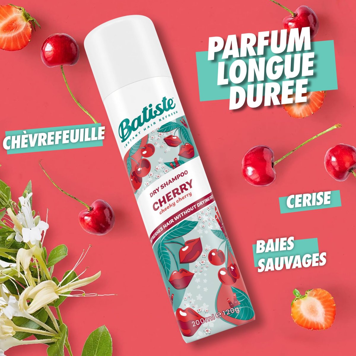 Batiste Dry Shampoo Cherry 6.73 oz (200ml) - 3 Pack Avelisse