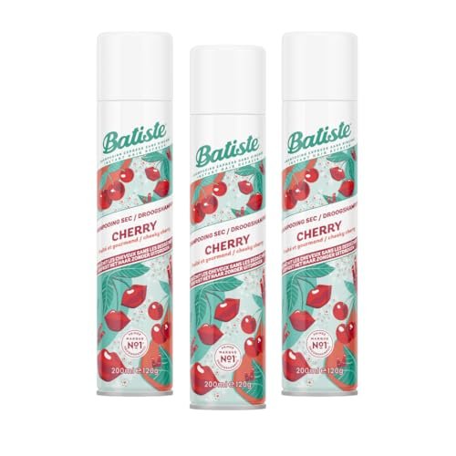 Batiste Dry Shampoo Cherry 6.73 oz (200ml) - 3 Pack Avelisse