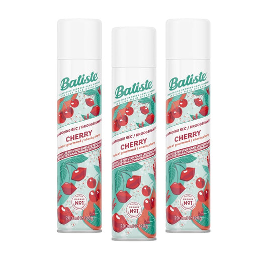 Batiste Dry Shampoo Cherry 6.73 oz (200ml) - 3 Pack Avelisse