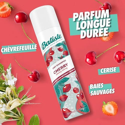 Batiste Dry Shampoo Cherry 6.73 oz (200ml) - 3 Pack Avelisse